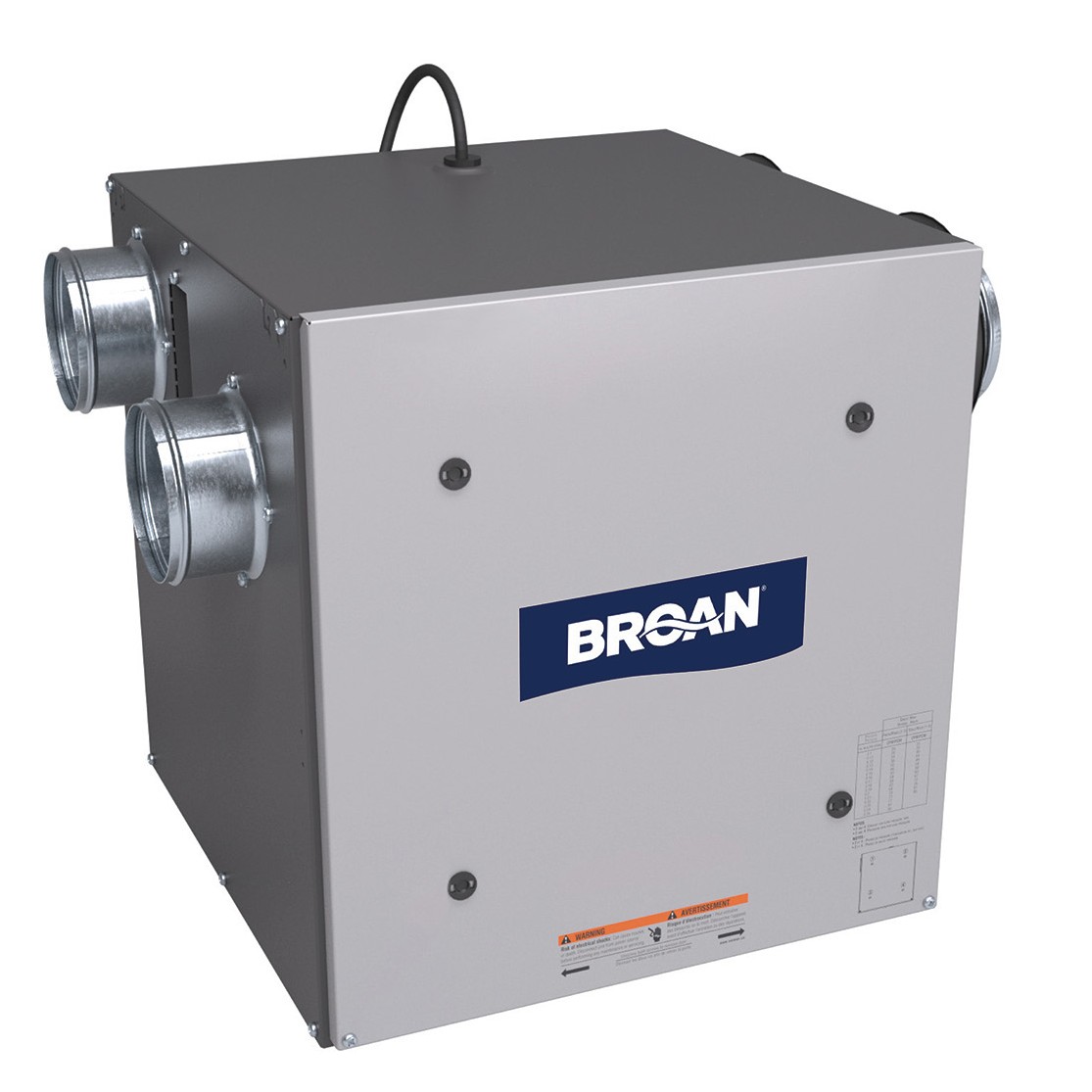 Broan ERV70S, ERV70T, HRV80S, HRV80T, HRV90S, HRV90T