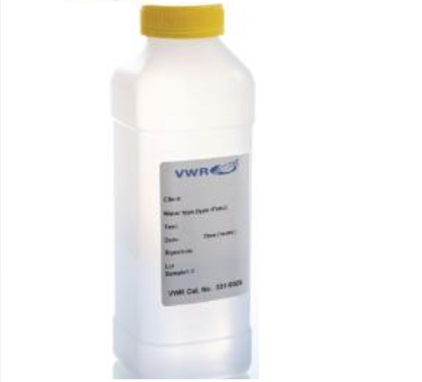 Nur wenn Wasserproben Behälter beiliegt