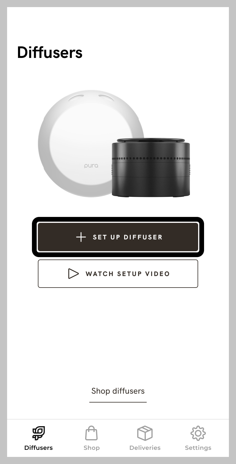 Set Up Your Pura 4 diffuser Diffuser Set Up Support