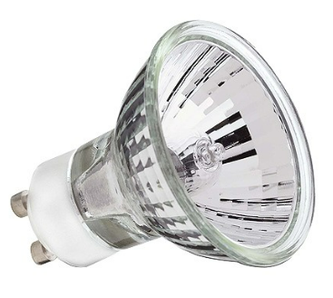 Halogen or LED - Type MR16 with GU10 Base