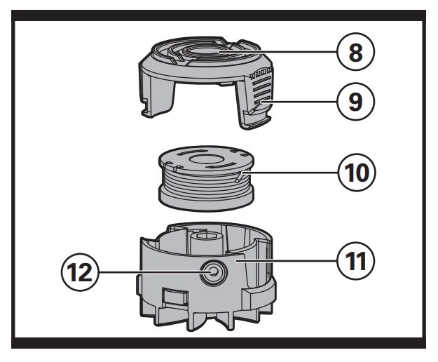 Auto Feed does not work WG153 18V NI CD CORDLESS STRING