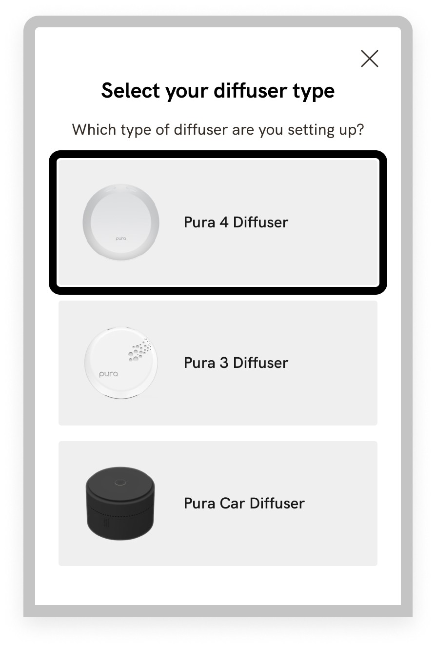 Set Up Your Pura 4 diffuser Diffuser Set Up Support