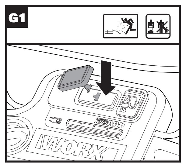 Mower doesn t run when OPERATING BAIL is activated WG774 56V