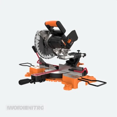 (WX845L) NITRO 20V POWER SHARE 7.25" CORDLESS SLIDING COMPOUND MITER SAW