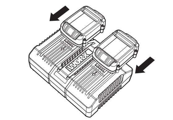 My tool will not start WG744 40V POWER SHARE 4.0 AH 17