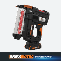 (WX842L) NITRO 20V CORDLESS 18GA BRAD NAIL GUN