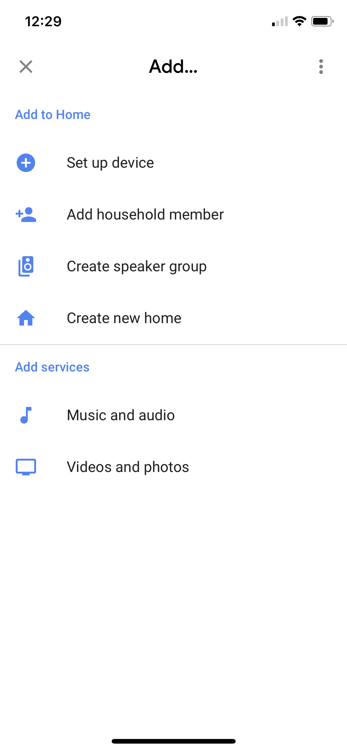 Add speaker google sales home