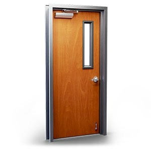 Commercial Bois/Métal Porte simple