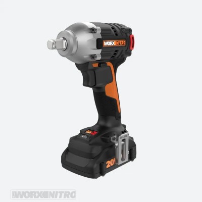 (WX272L) NITRO 20V POWER SHARE 1/2" CORDLESS IMPACT WRENCH WITH BRUSHLESS MOTOR