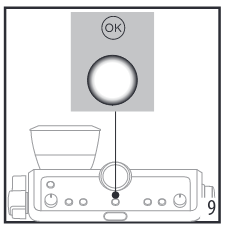 At the end of descaling the appliance requests a further rinse