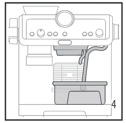 At the end of descaling the appliance requests a further rinse