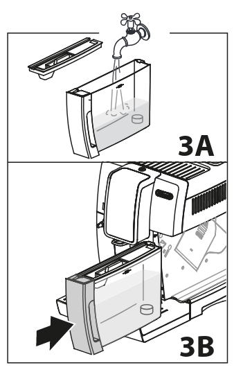 Message Fill tank Dinamica ECAM35X.55 ECAM35X.75 De Longhi