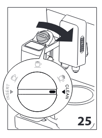 Message SET DIAL TO CLEAN Eletta Cappuccino De Longhi Coffee