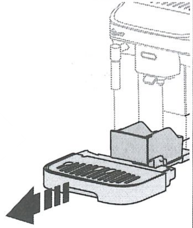 At the end of descaling the appliance requests a third rinse