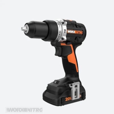 (WX352L) NITRO 20V POWER SHARE 1/2" CORDLESS HAMMER DRILL WITH BRUSHLESS MOTOR