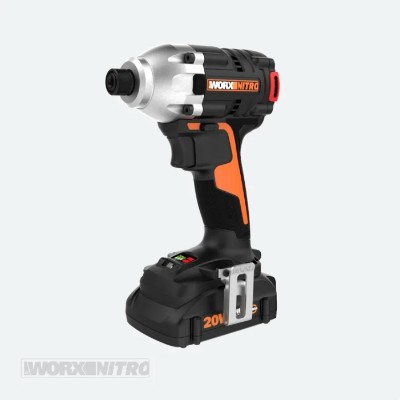 (WX261L) NITRO 20V POWER SHARE 3-SPEED CORDLESS IMPACT DRIVER WITH BRUSHLESS MOTOR